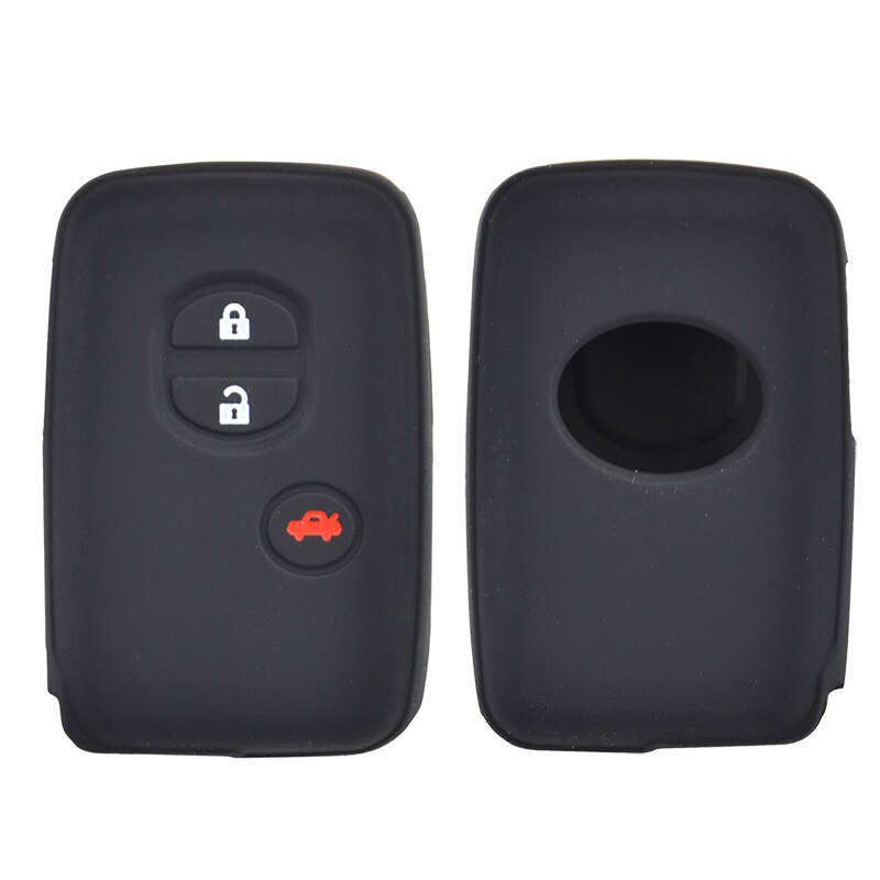 Siliconen Autosleutel Geval Voor Toyota Land Cruiser Prado 150 Avensis Prius Crown Voor Subaru Forester Xv Cover Remote Fob protector