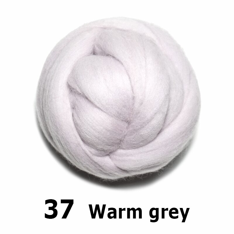 handgemaakte Wolvilt voor vilten 50g Warm grijs Perfect in Naald Vilt 37 #
