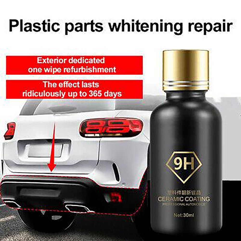 30ML Refreshing Agent Car Cleaner For Auto Plastic Parts Interior & Exterior Refurbishment Renovation