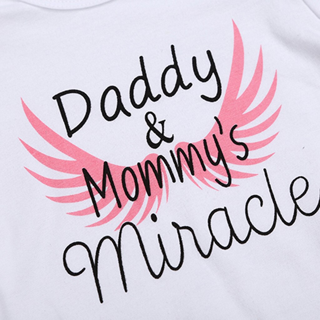 Newborn Kids Baby Girls Boys Clothes Father's Day Letter Print Romper Bodysuit Cute Baby Clothes Детская Одежда