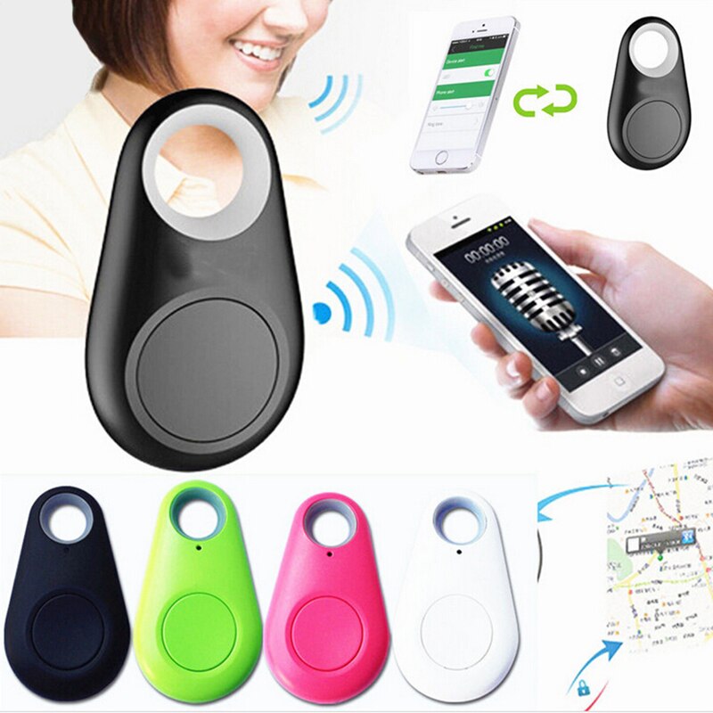 Mini Bluetooth GPS Waterdrop Locator Draagbare Anti-lost Key Finder Pet Tracker Twee Way Alarm Anti-Diefstal Apparaat