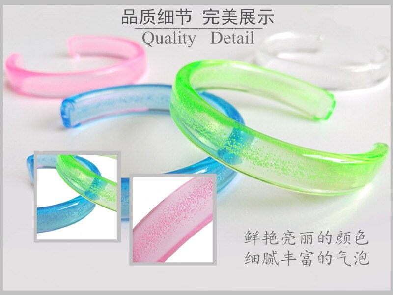 LED Flashing Wrist Bubble Band Bracelet Arm Band Belt Light Up Dance Concerts Party Glow For birthday party Halloween Christmas