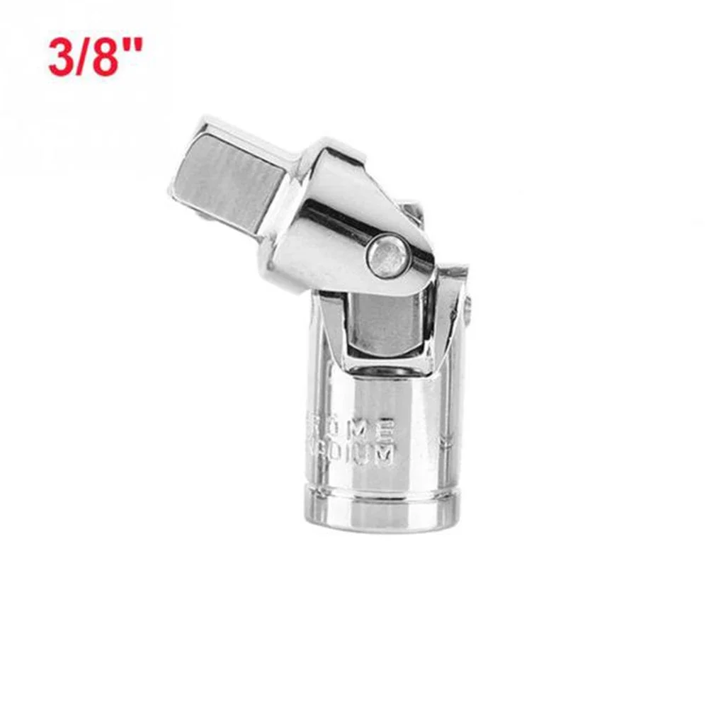 1/4 3/8 1/2 Universal Joint Set Ratchet Angle Extension Bar Socket Adapter Manual Bar Socket Swivel Ratchet Socket Tools: Dark Red