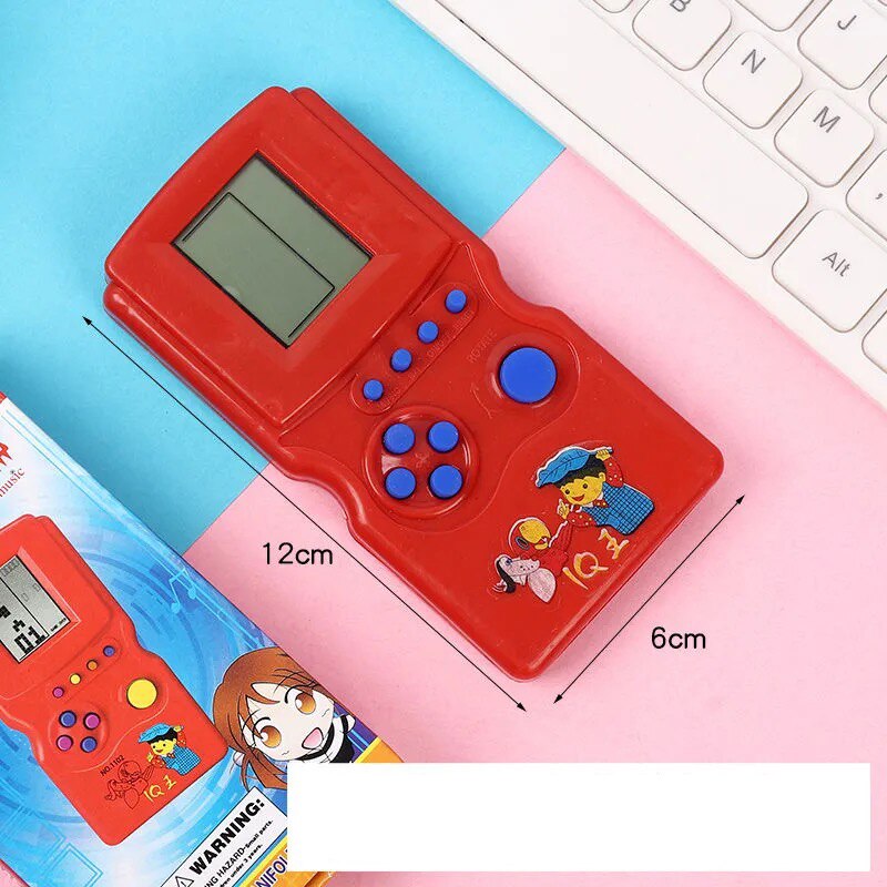 Giocattoli educativi Mini macchina da gioco portatile retrò classica macchina da gioco portatile per bambini giocattoli per regali per ragazzi: red