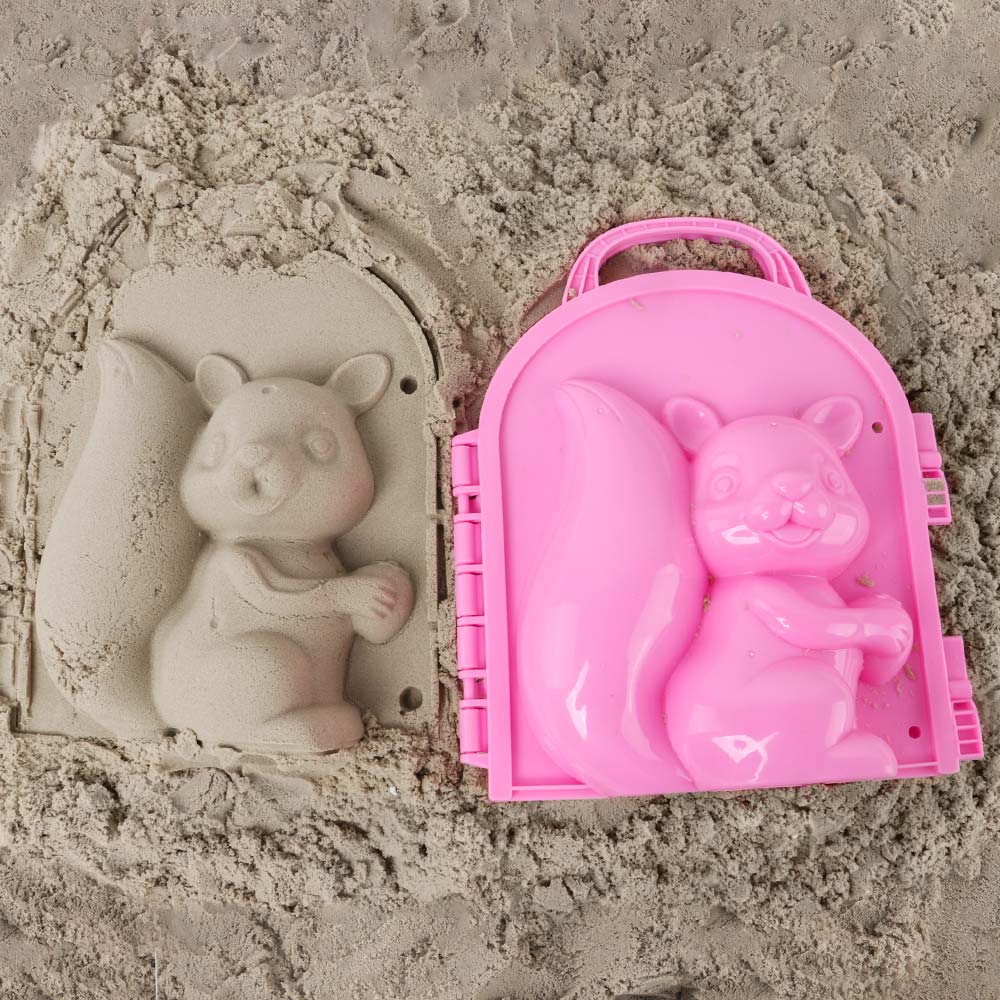 Beach Sand Game 3D Cartoon Mold Beach Snow Sand Model Children's Model Toys Children Outdoor Beach Playset: 39008-13