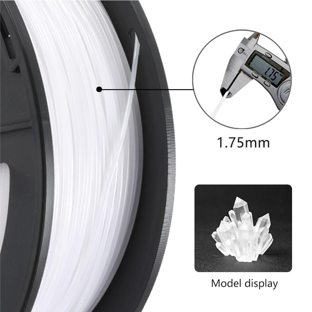 Enotepad PETG 3D Drucker Filament 1kg 2,2 £ Mit Toleranz +/-0,02mm 100% keine blasiert Spule 1,75mm unterstützung