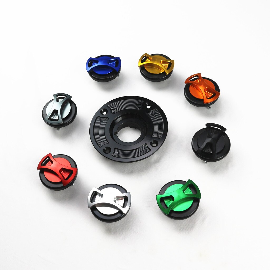 CNC Bow-tie Gas Fuel Tank Cap Cover For Suzuki GSXR 600 1300 TL1000 GS500 SV650