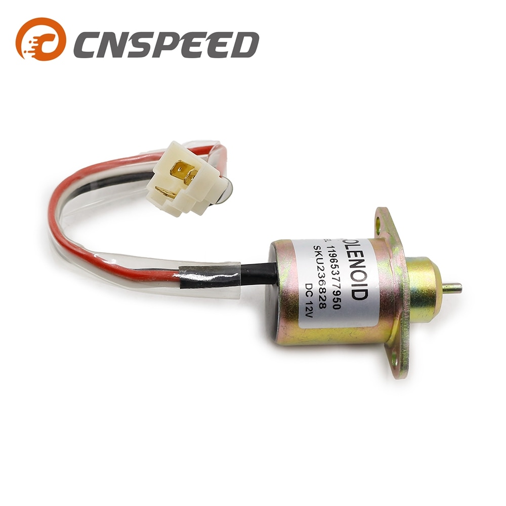 Fuel Shut Off Valve 12V Fuel Shut Off Solenoid Valve For Yanmar, Kubota, Tunisia John Deere Fuel Shut Off Solenoid - Foto 13