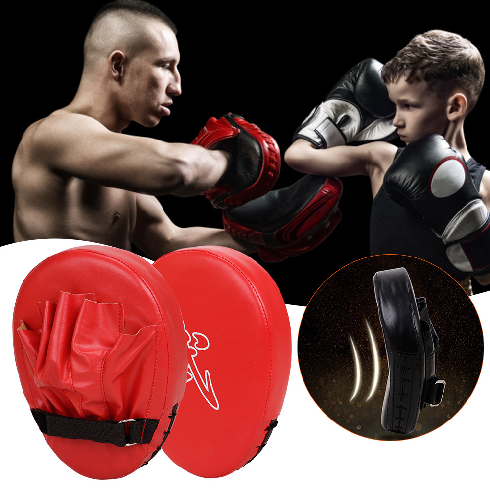 Boxing Target Boxing Pad PU Leather Boxing Focus Pad Muay Thai Foot Target for Kicking Boxing Shield Training