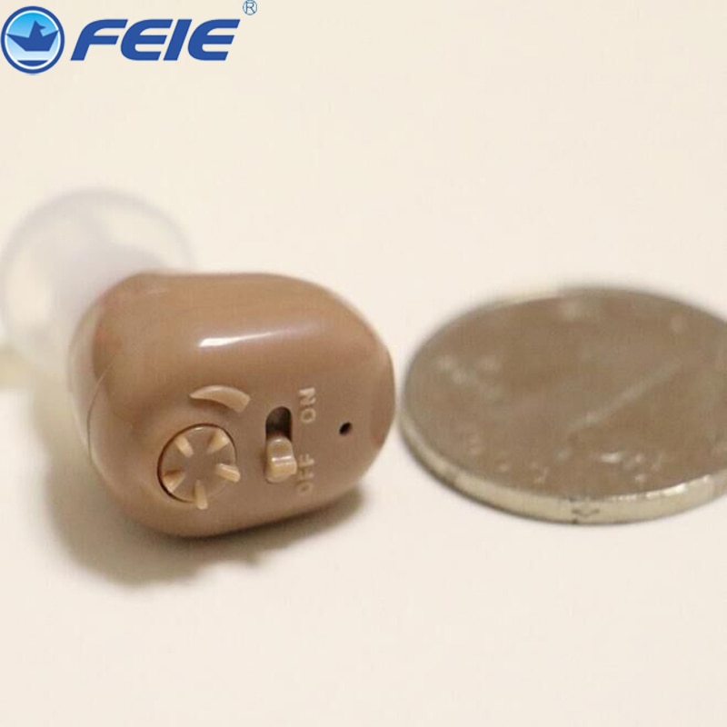 Kleine Inner Ear Onzichtbare Gehoorapparaat Beste Geluid Versterkers Doof-Aid Verstelbare Draadloze Mini Oor Aid S-102 Oplaadbare Batterij