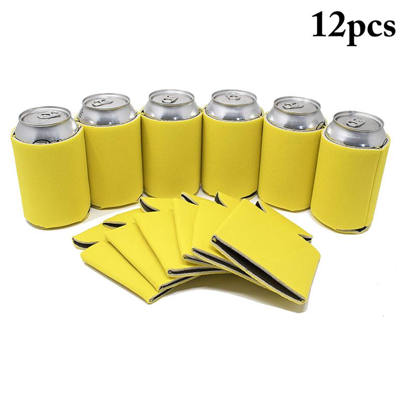Lot De 11 Manchons Isothermes Pour Canettes Et Bouteilles - Réutilisables, Couleurs Vives, Maison/fêtes/bureau