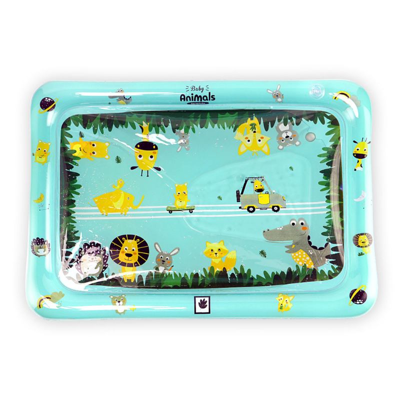 Baby Water Spelen Mat Pasgeboren Baby Opblaasbare Speelmat Kussen Speelgoed Inflator N1HB: 2