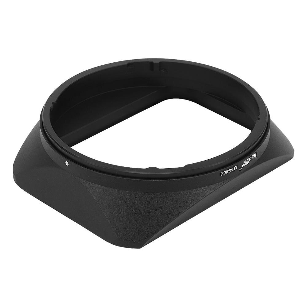 Haoge LH-S85B Bajonet Vierkante Metalen Zonnekap Shade Met Cap Voor Sony Fe 85Mm F1.8 SEL85F18 Lens
