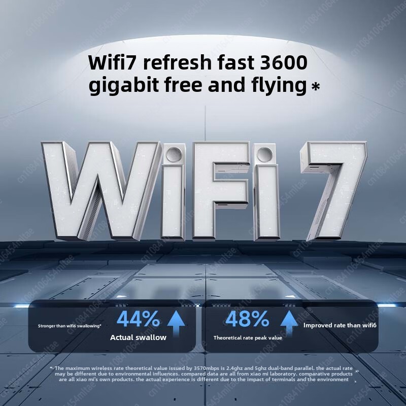 Xiaomi Router BE3600 WiFi7 Duan Bands 2.4/5GHz 160Mhz 3570Mbps Mesh Networking Gaming Acceleration 2.5G Ethernet Port