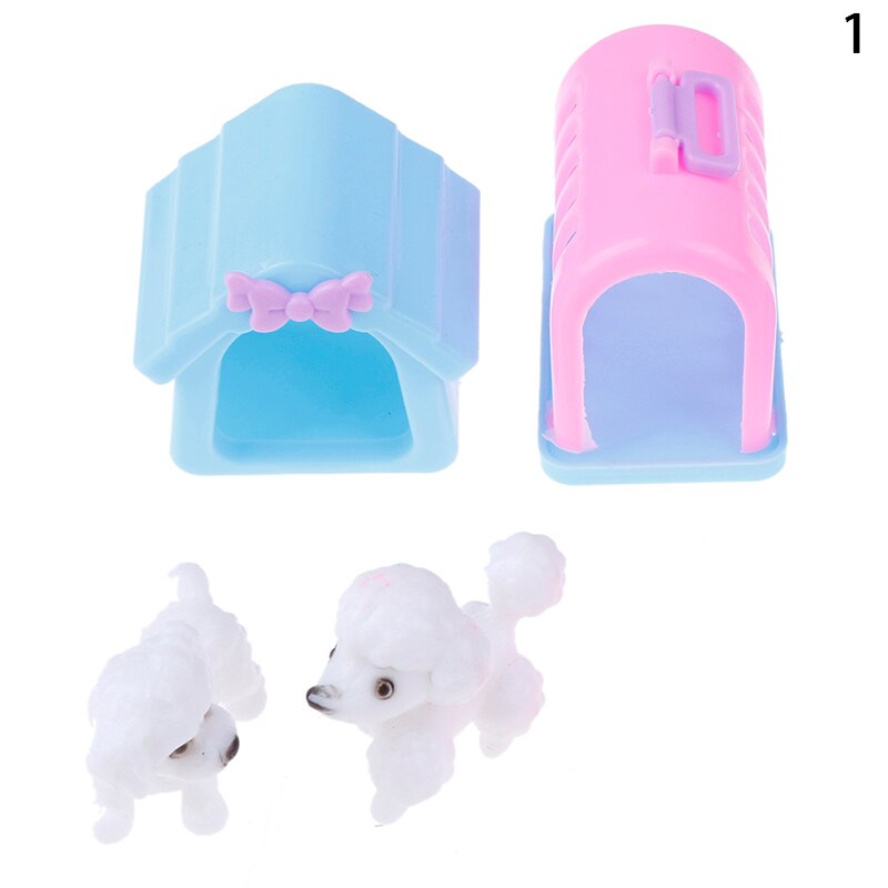 1 sæt plastik mini badeværelse miniaturer møbler sæt til diy dukkehus børn legetøj indretning dukke til børn: A1