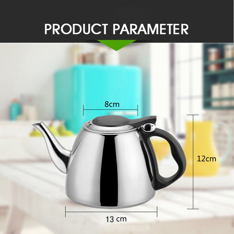 1.2l induktionshällar tekanna köksredskap rostfritt stål vattenkokare platt botten kaffekokare