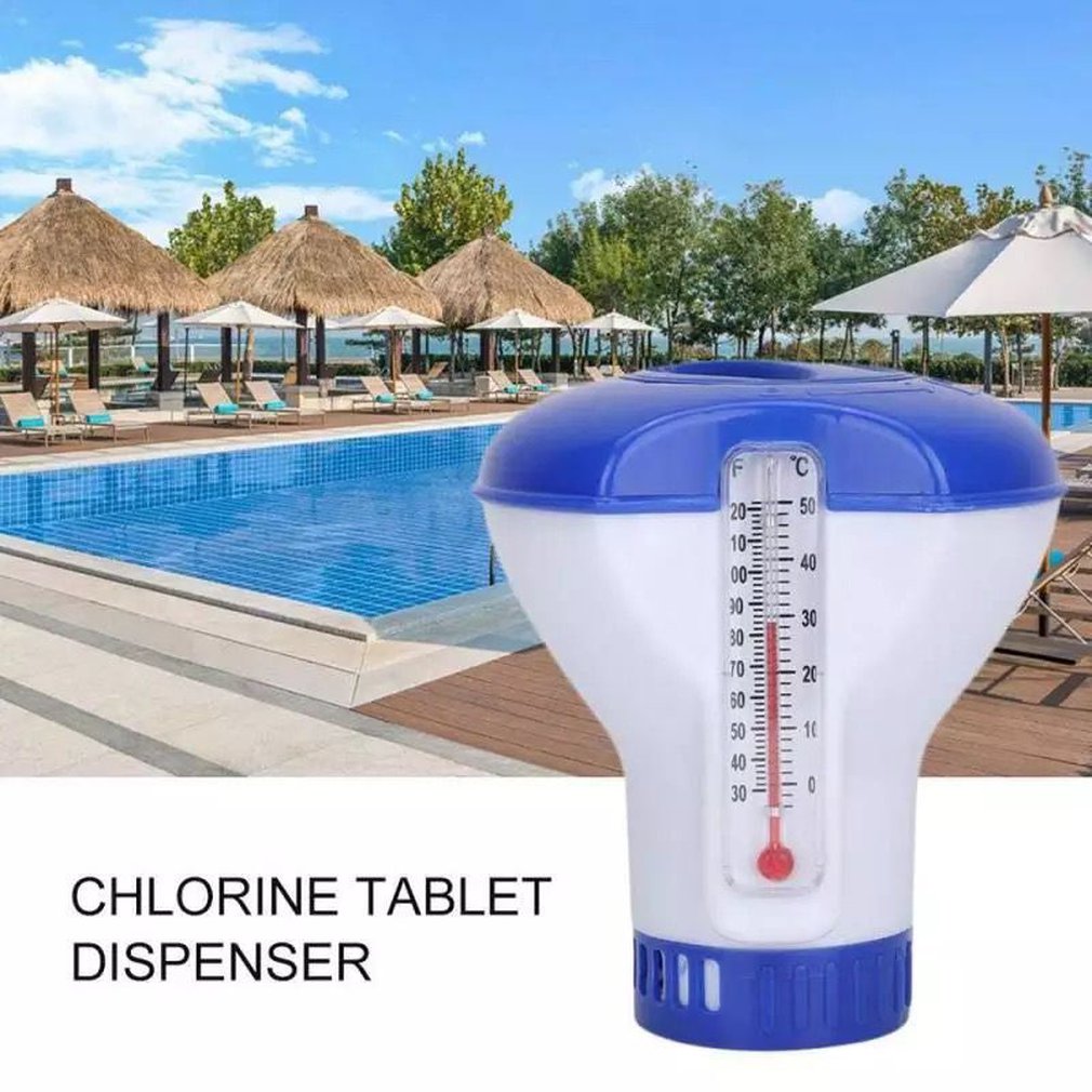 Chlorine Chemical Tablet Floating Dispenser Bromine Tablet Holder Automatic Pool Chemical Dispenser for Swimming Pool Spa