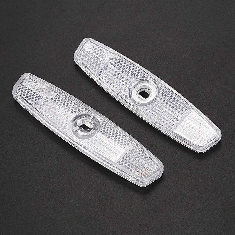 Cykel cykelhjul eger reflekser reflekterende sikker bjergvej / hvid  / 1 par