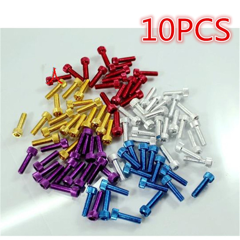 Autocollants crous de moto moto 6MM | style unique de voiture, décalcomettes de moto, vis fixes, accessoires de scooter moto rcycle boulons vis de moto 10 pièces