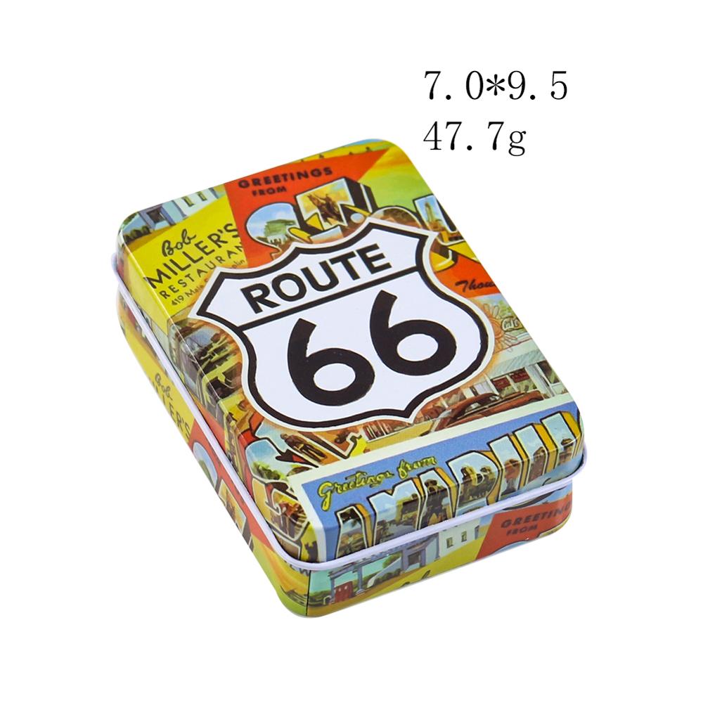 Metal Rectangular Empty Tins Box Containers Mini Portable Box Small Storage Kit Home Organizer Holders For Home Outdoor Storage: model 1