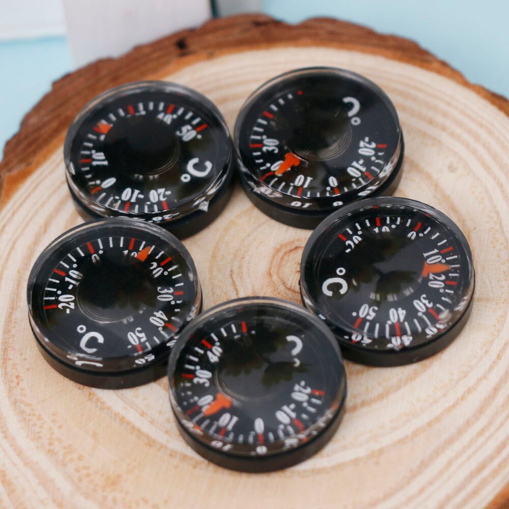 1 st diameter 20mm plast rund mini termometer mini spirit cirkulär hygrometer termometer temperatur luftfuktighet