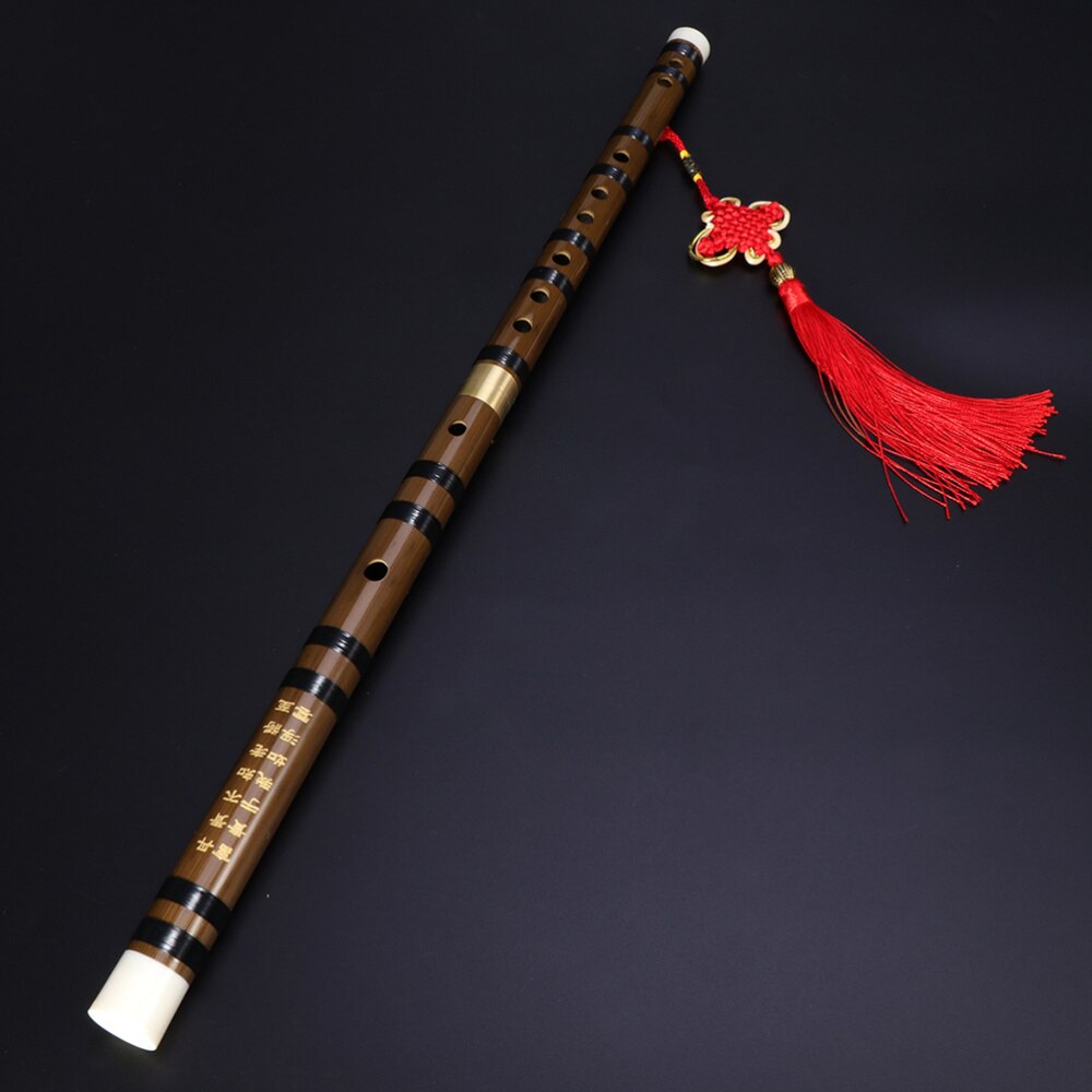 Bamboo Flute Fife Flute Traditional Chinese Musical Instrument Party Supplies Home Decoration for Party (G Patter
