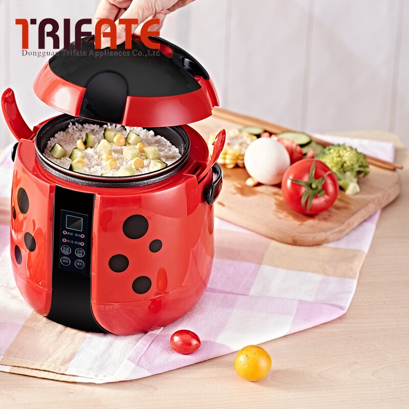 MINI Cute 220v multifunctional student single people small automatic mini cooker for 1-2 people electric mini rice cooker