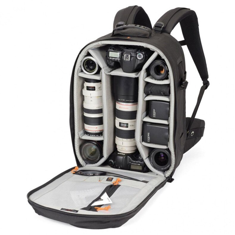 Lowepro Pro Runner 450 Aw Stedelijke Geïnspireerde Foto Camera Bag Digitale Slr Laptop 17 "Rugzak Voor Fotojournalisten