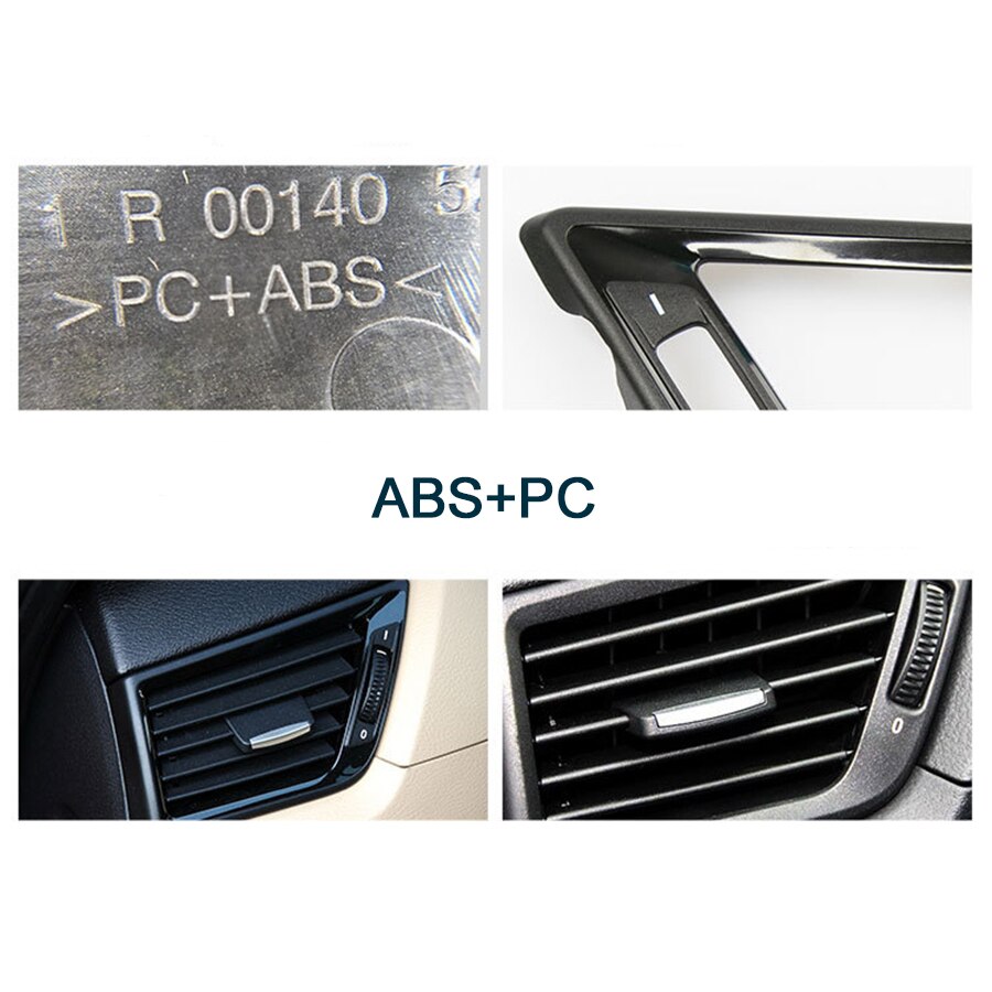 Panel de salida de aire acondicionado para coche, Marco facial, rejilla de aire frío, accesorios interiores para BMW X1 E84 64229258362
