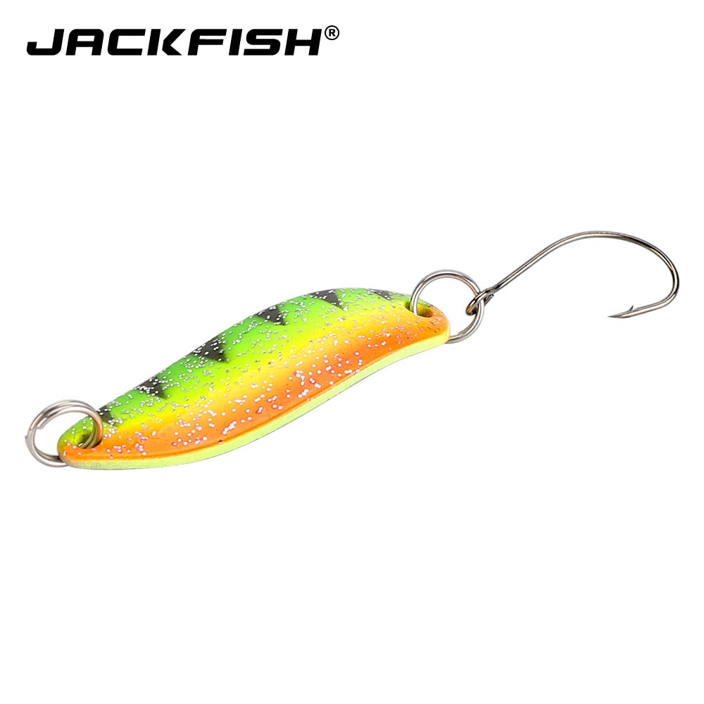 JACKFISH-SEÑUELOS giratorios para Pesca, cebos duros de Pesca con lentejuelas para equipo de Pesca de carpa Isca