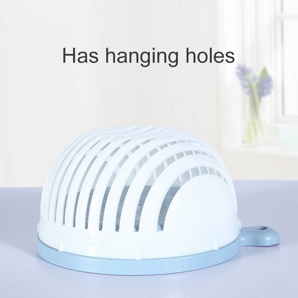 Kreative Werkzeuge Salat Schneiden Schüssel Schnelle Obst Gemüse Salat Zerhacker Schüssel Frische Salat Schneidemaschine Küche Gerät Sicher BPA-Freies: Blau