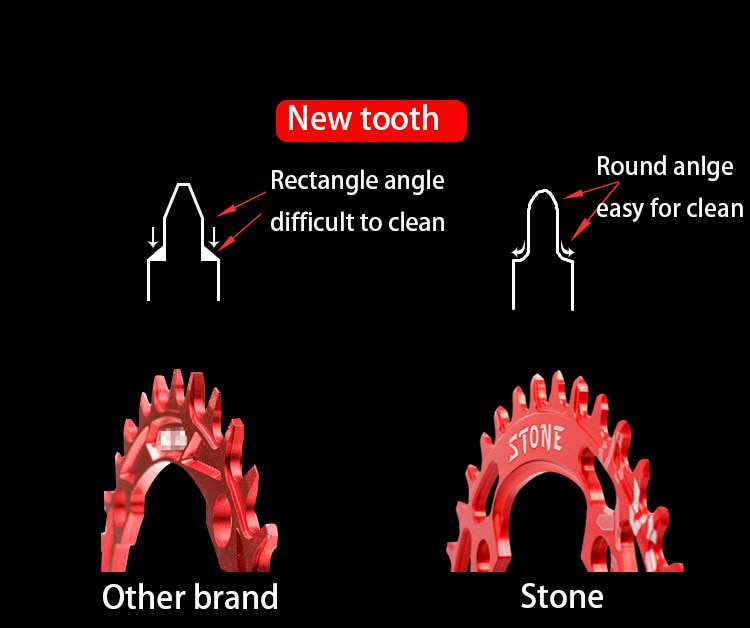 Stone Oval Chainring 0 mm Offset XX1 Eagle X01 X7 X0 X9 S1400 30T 32 34 36T Bike Bicycle Direct Mount Chainwheel for Sram BB30