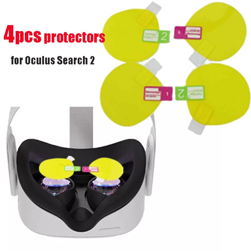 Lens Film Vr Screen Protectors Voor Oculus Zoeken 2 Film Index Headset Helm Anti Kras Lens Protector Cover Vr Bril 2/4Pcs