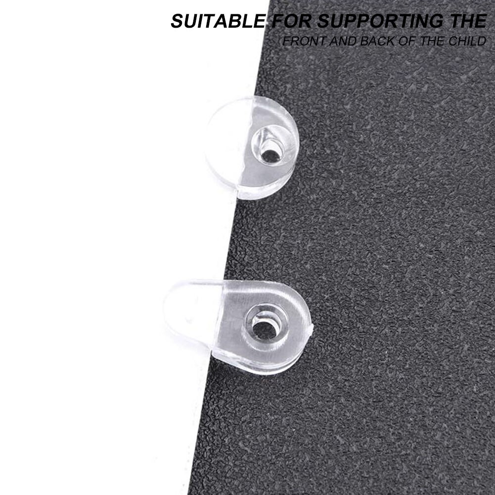 50Pcs Hardware Installeren Plastic Glas Retainer Clips Kit Windows Met Schroeven Kastdeur Vaste Houder Clear Accessoires