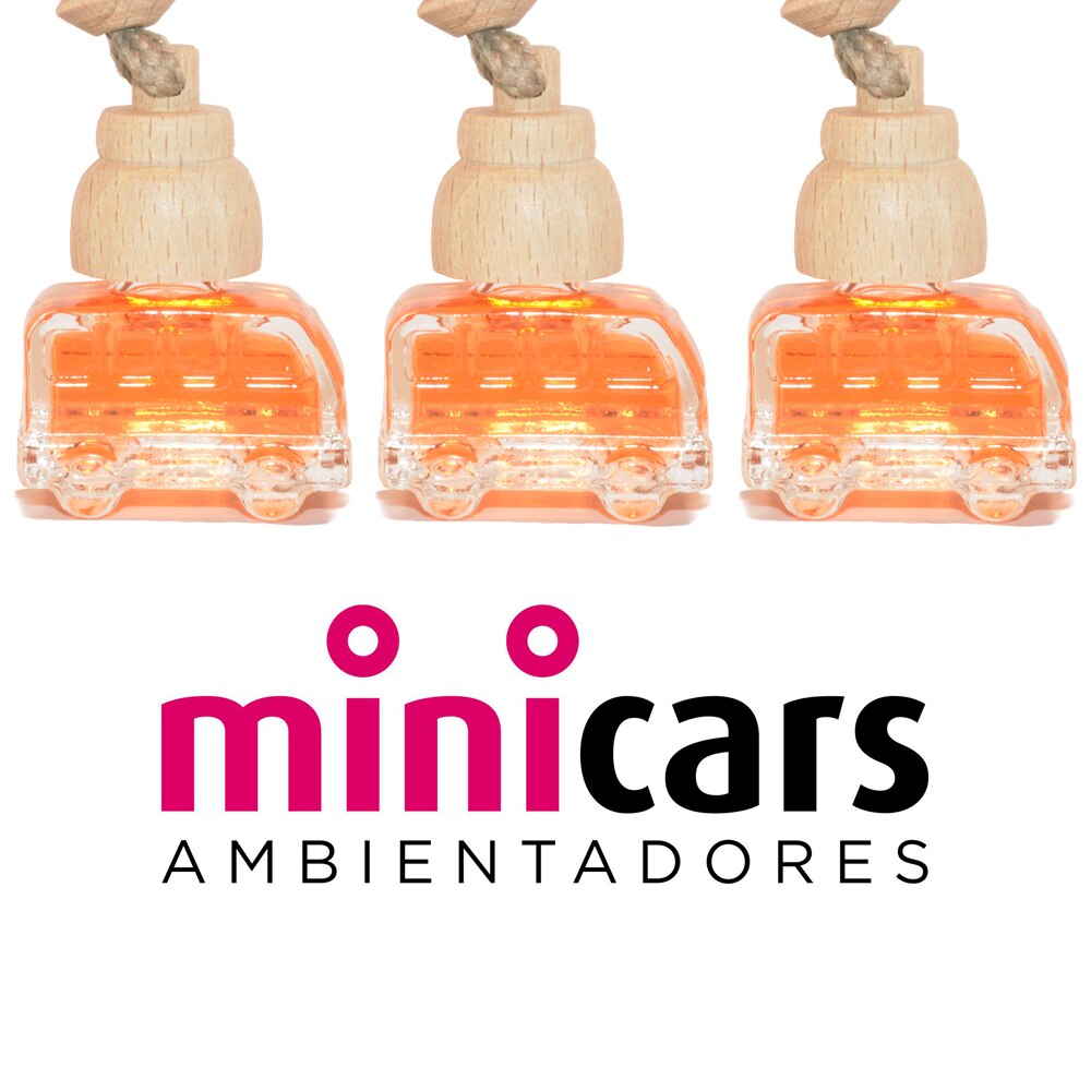 Minicars - 3 Ambientadores para Coche PIRULETA - VAN 7ml - Deliciosa Fragancia