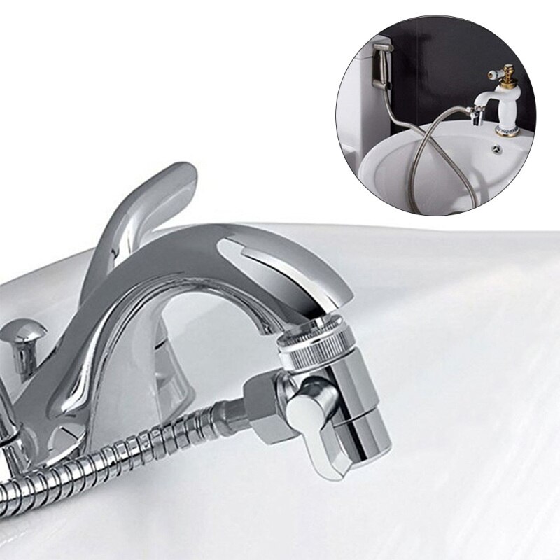 Faucet Valve Diverter Sink Valve and Cold Water Tap Faucet Splitter Adapter Valve Home Bathroom Kitchen Accessories