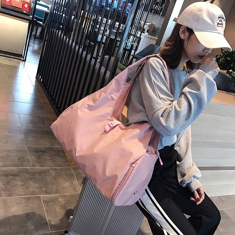 Womens Reistassen, Weekender Handbagage Voor Vrouwen, Sport Sporttas Plunjezak, met Schoenen Compartiment &amp; Nat Pocket Gym Weekendtas