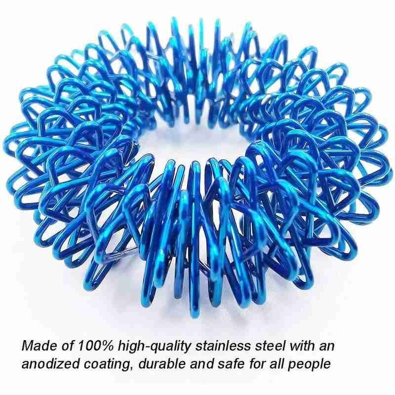 Spiky Sensory Finger Rings Stress Relief Massager Toy Finger Stress Relief Sensory Toys Rings Spiky Anxiety Finger G3B7
