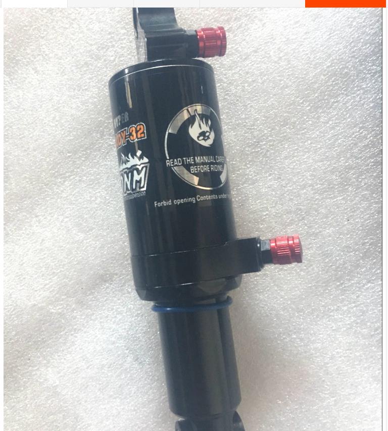 Kalosse, amortiguador trasero para bicicleta de montaña de 165mm, suspensión neumática de viaje,