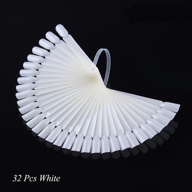 Lemooc nature clear black nepnagels tips volledige kaart waaier vingernagelkunst display oefen acryl uv gellak gereedschap decoratie: Patroon 6