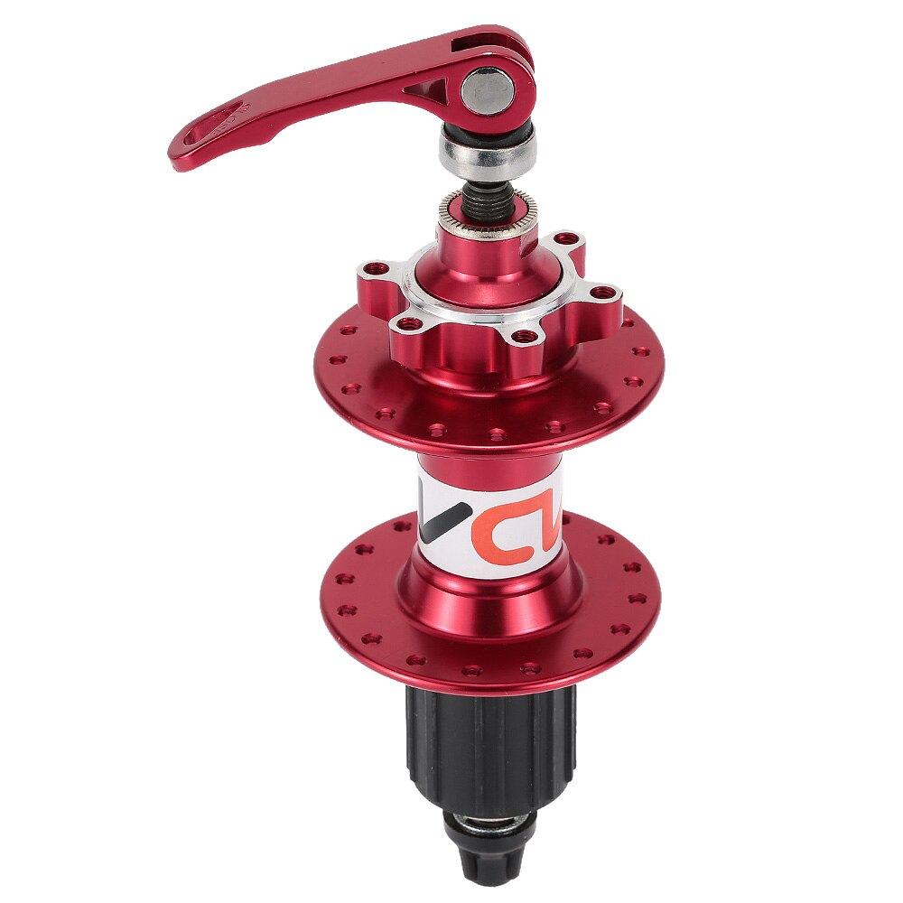 Mountain Bicycle 32H Disc Hubs Aluminium MTB Bike Hub Rear Hub Front Rear Hub with Quick Release Lever Skewers