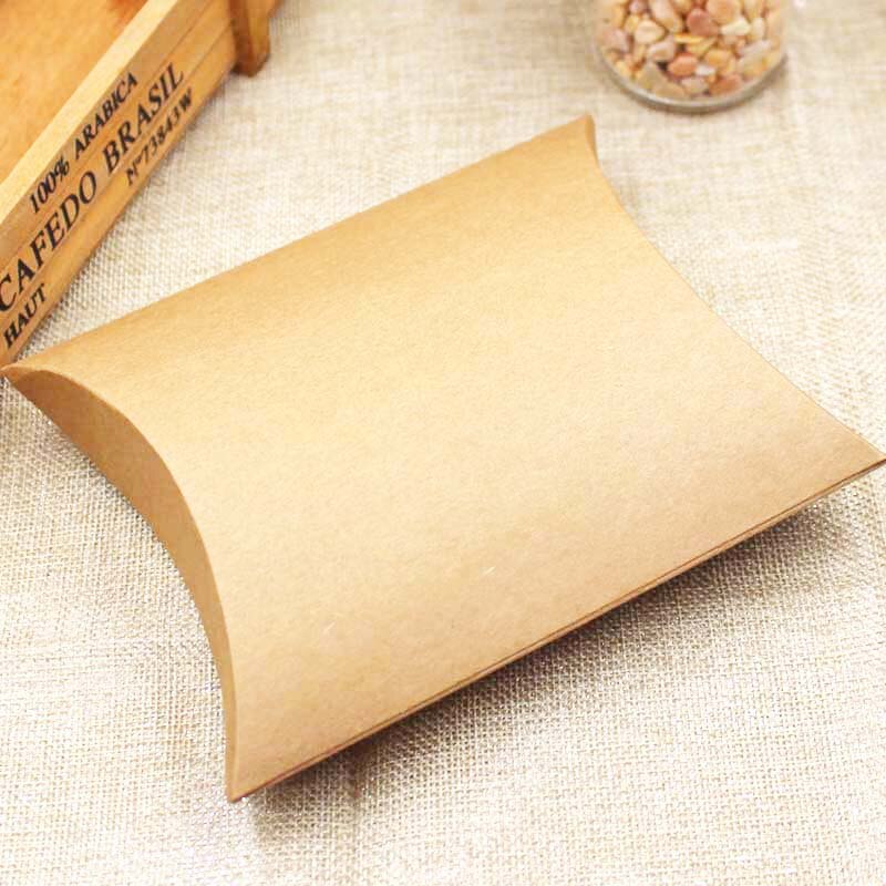 zerongE jewelry pillow box black/brown/white color cardboard paper box 20pcs per lot for /candy favors/products