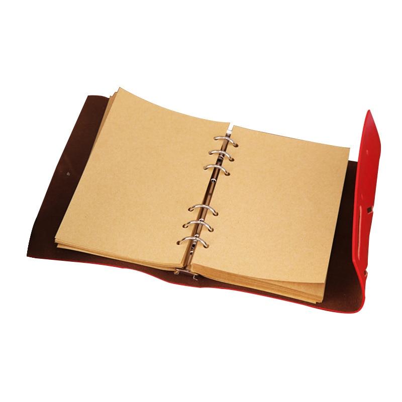 Vintage Piraat Dagboek Notebook Agenda Met Faux Leather Cover Loose Leaf Note Book voor School Briefpapier of Reiziger