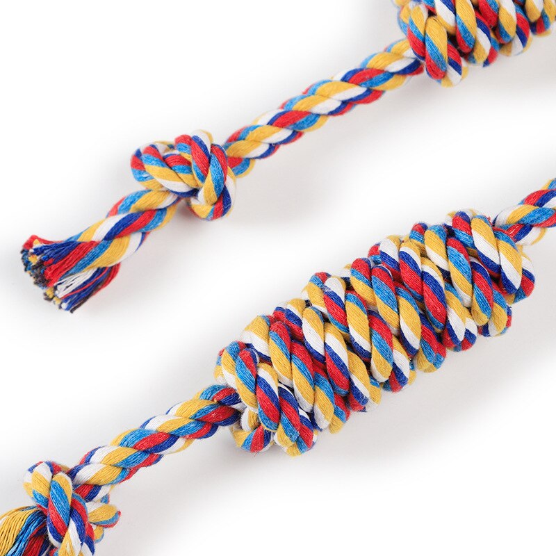 Pet Supplies Dog Toy for Large Dogs Bite Resist Interactive Cotton Bone Small Puppy Chew Knot Teeth Cleaning Rope Dogs Toys