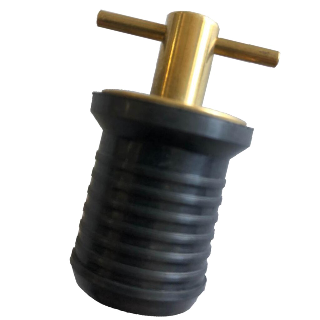 Tapón de drenaje de latón tipo Twist, enfriadores marinos de barcos, cascos, giro marino, tapón de drenaje de goma expandible con sello de neopreno