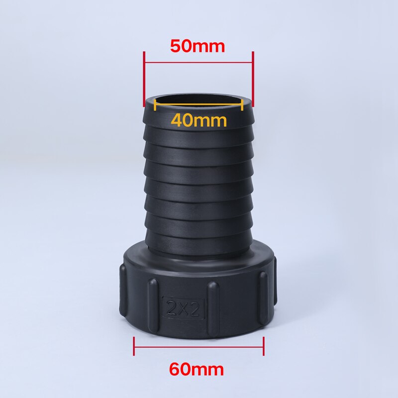1000l ibc säiliösovitin 60mm karkea kierre hanan liitin vesisäiliöliitin kotipuutarhan veden tyhjennysliitoksiin 1 kpl: 50mm