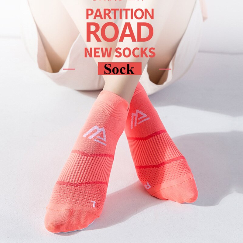 Sportliche lauf- und radsocken für damen und herren, dünn, atmungsaktiv, schnelltrocknend, kurze kompressionssocken für Fitness und freizeit