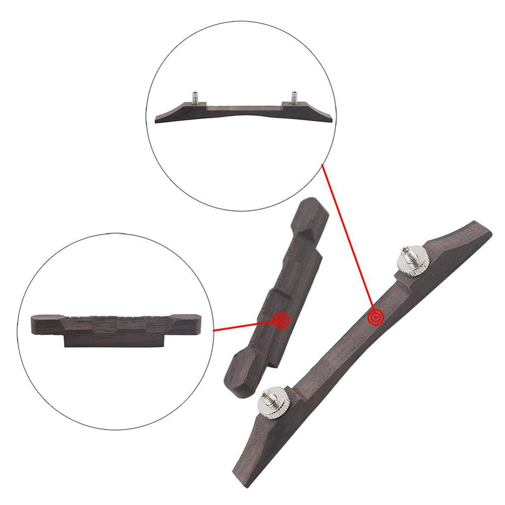 Universal Adjustable mandoline Mandolin Bridge String Guitar ukulele Bridge Rosewood wood Lightweight Musical Instruments