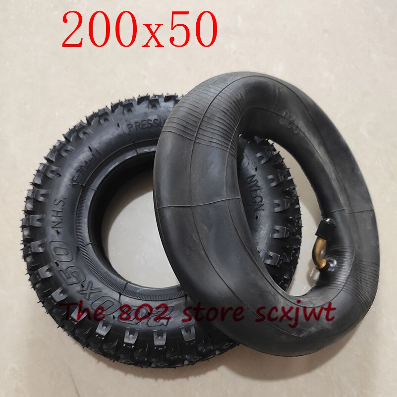 Lightning shipment 200x50 inner and outer tire 200*50 tube tyre For Electic Scooter Motorcycle ATV Moped accessory