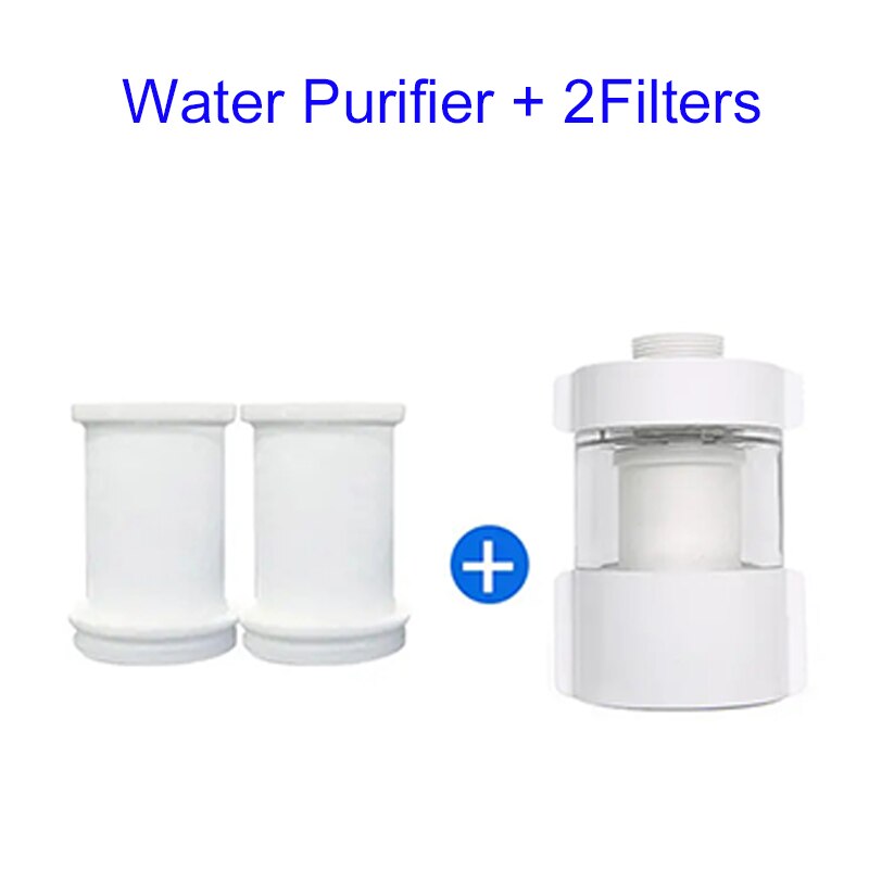 Køkken vandhane vanddyse filter sundt aktivt kul vandrenser husholdning badeværelse køkken vandhane vandhaner tilbehør: B
